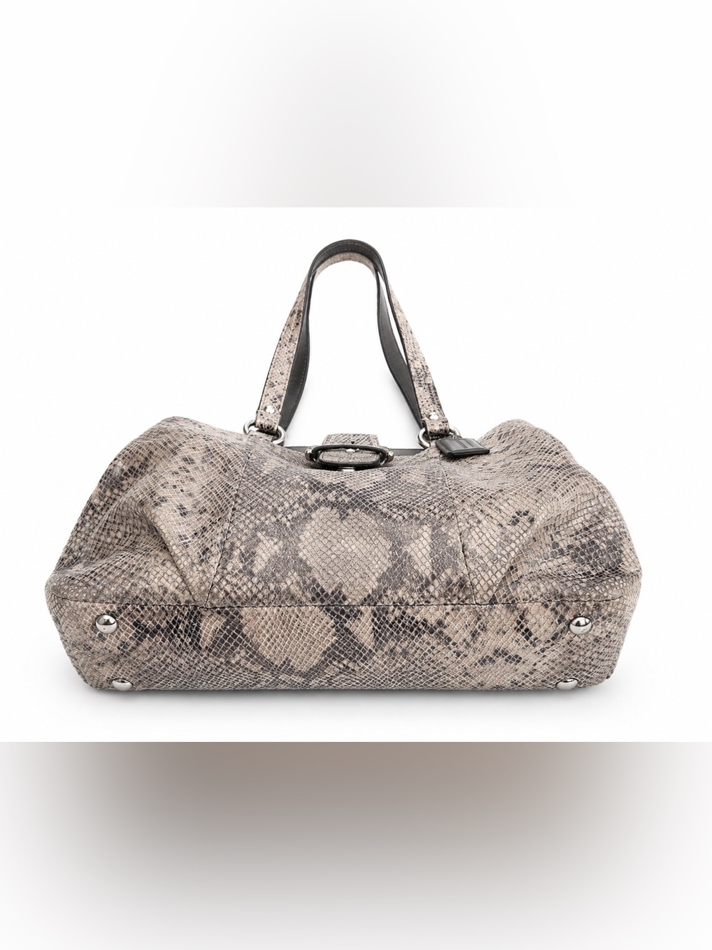 バッグ COACH Soho 8K38 Y2K Signature Python Bag Coach - Soho Python Embossed Carryall Shoulder Bag - Gem